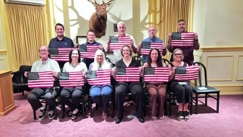 Bellefonte Elks induct new members to order